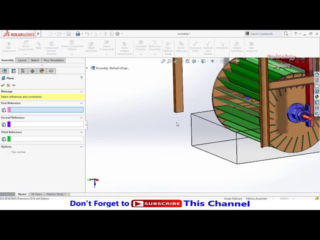 فیلم آموزشی: آموزش شبیه سازی جریان SolidWorks با منطقه چرخشی در Run of River Hydro Turbine