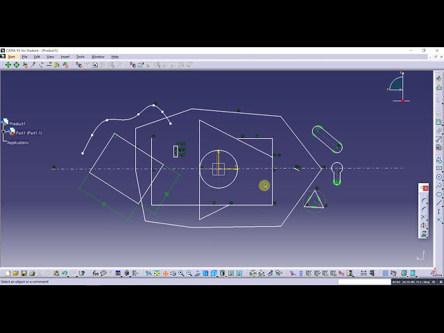 فیلم آموزشی: CATIA مبتدی برای دستور اولیه طراحی در CATIA V5