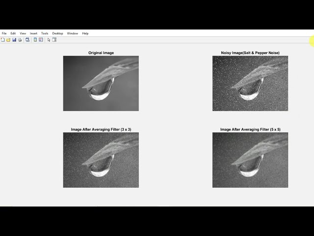 فیلم آموزشی: برنامه متلب برای نشان دادن میانگین فیلتر روی یک تصویر | پردازش تصویر دیجیتال