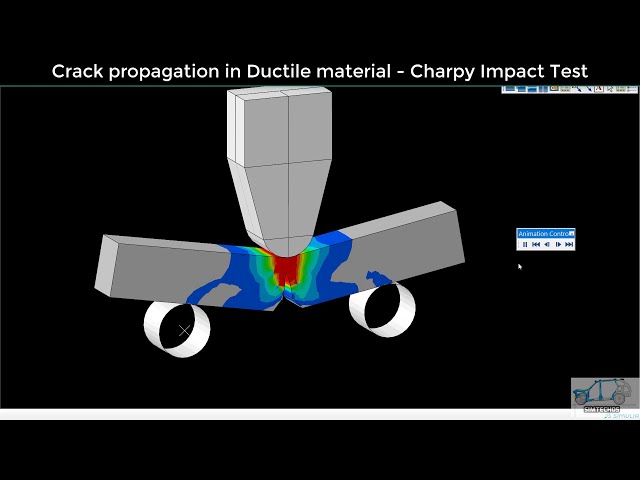 فیلم آموزشی: تجزیه و تحلیل تست ضربه Charpy با Abaqus XFEM (شروع و انتشار ترک)