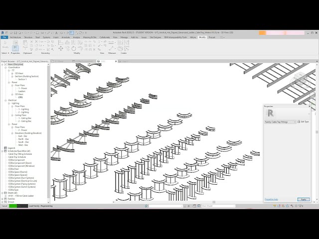 فیلم آموزشی: پارامترهای Revit COBie به خانواده سینی کابل اضافه شد با زیرنویس فارسی