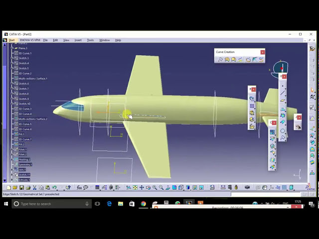 فیلم آموزشی: نحوه طراحی هواپیما در CATIA - گام به گام