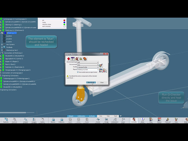 فیلم آموزشی: Q-PLM برای CATIA V6 و 3DEXPERIENCE - PDQ به عنوان بخشی خودکار از فرآیند PLM