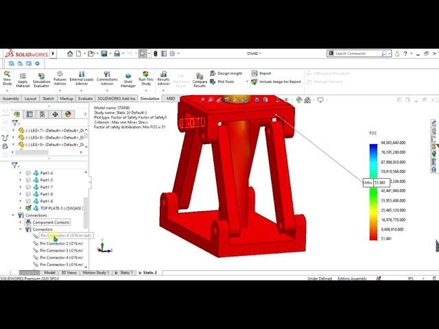 فیلم آموزشی: 📌 رابط پین شبیه سازی Solidworks با زیرنویس فارسی