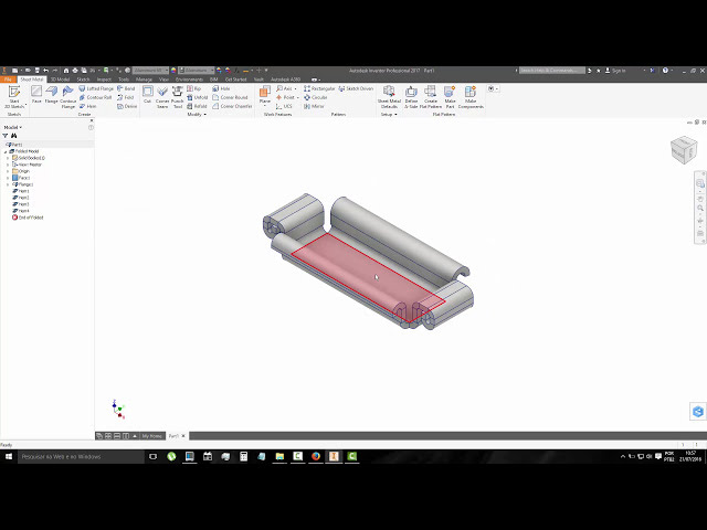 فیلم آموزشی: 200 Autodesk Inventor Sheet Metal Hem Part 2 با زیرنویس فارسی