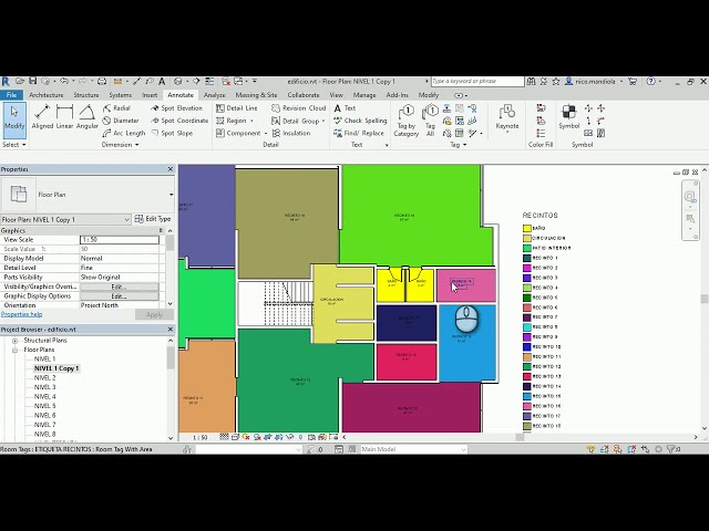 فیلم آموزشی: طرح سطحی با REVIT 2018 با زیرنویس فارسی