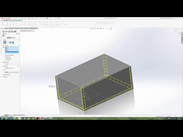 فیلم آموزشی: SW3.1 Solidworks, Designing Case - Part A