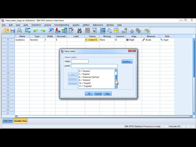 فیلم آموزشی: تعداد زیادی برچسب ارزش - راه سریع - SPSS با زیرنویس فارسی