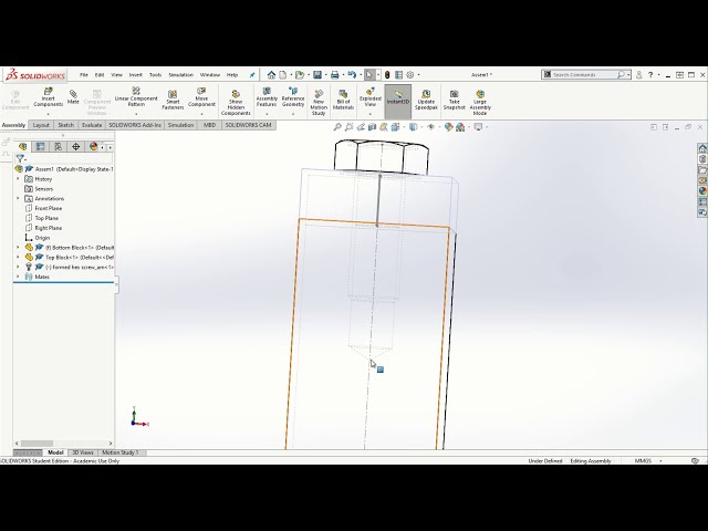 فیلم آموزشی: Module6 Part4 - SOLIDWORKS Internal Threaded Depth Calculation با زیرنویس فارسی