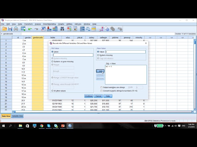 فیلم آموزشی: متغیر طبقه بندی تبدیل داده SPSS Vid5 با زیرنویس فارسی