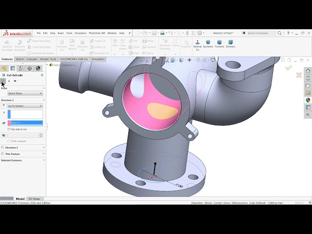 فیلم آموزشی: آموزش Solidworks برای مبتدیان تمرین 84