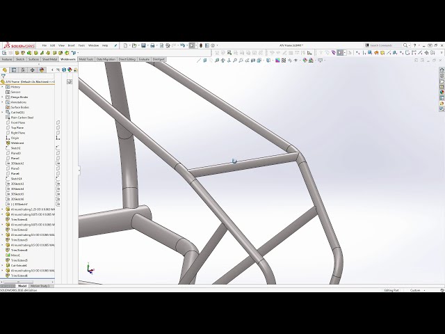 فیلم آموزشی: نکات سریع Solidworks - ادغام بخش های خط - خطی با زیرنویس فارسی