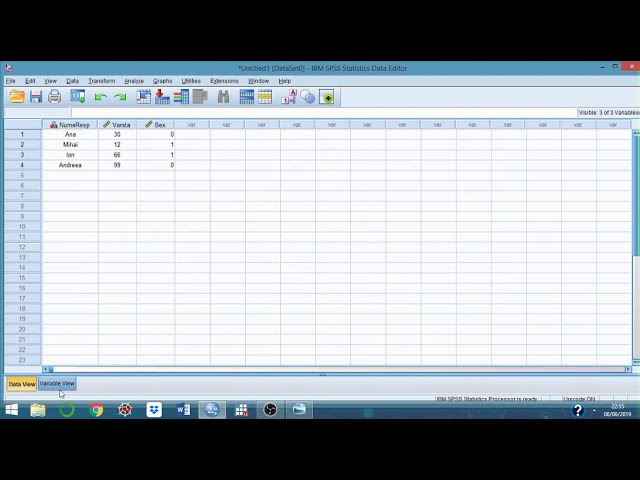 فیلم آموزشی: مقدمه ای بر SPSS - قسمت دوم - وارد کردن متغیرها در SPSS