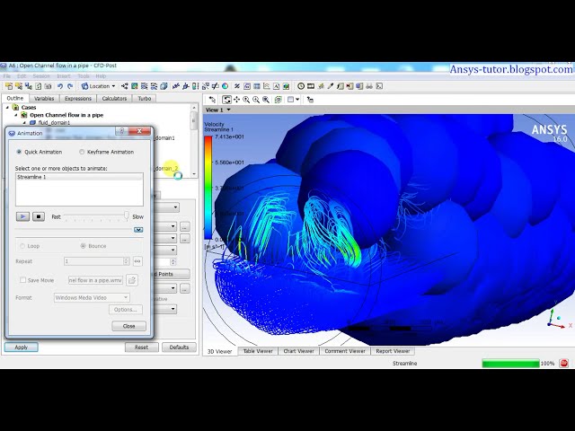 فیلم آموزشی: آموزش روان ANSYS. جریان در یک لوله نیمه پر