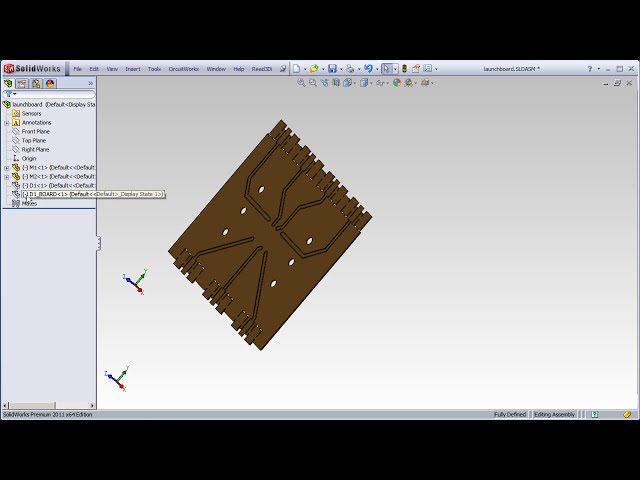 فیلم آموزشی: Eagle PCB (Gerber) به SolidWorks با زیرنویس فارسی