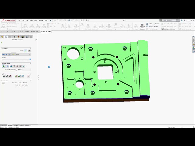 فیلم آموزشی: CAMWorks و SOLIDWORKS CAM - با استفاده از تشخیص ویژگی با زیرنویس فارسی