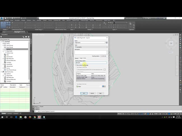 فیلم آموزشی: نحوه ایجاد تراز جاده با استفاده از - AutoCAD Civil 3D 2017