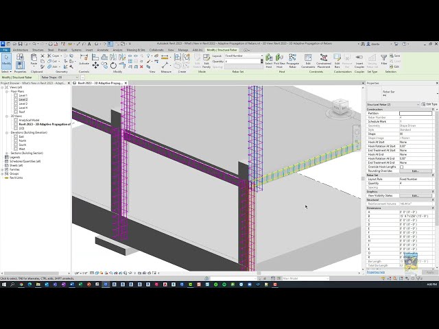 فیلم آموزشی: چیزهای جدید در Revit 2023 - انتشار تطبیقی ​​میلگردها با زیرنویس فارسی