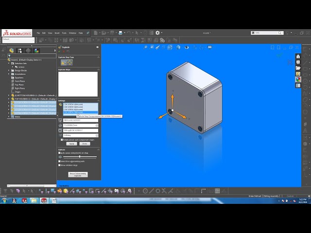 فیلم آموزشی: Solidworks - Edit Explode با زیرنویس فارسی