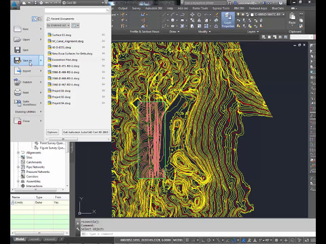 فیلم آموزشی: Civil 3D - ایجاد یک سطح از خطوط موجود (Polylines) با زیرنویس فارسی