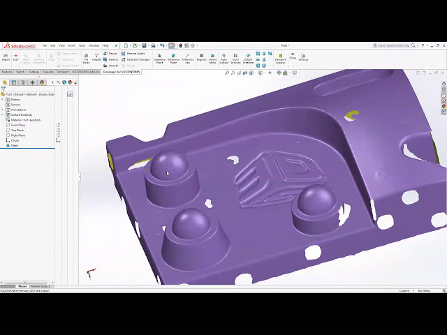 فیلم آموزشی: آموزش Geomagic برای SolidWorks با زیرنویس فارسی