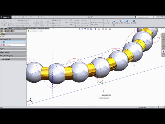 فیلم آموزشی: دستبند آموزشی SolidWorks با زیرنویس فارسی