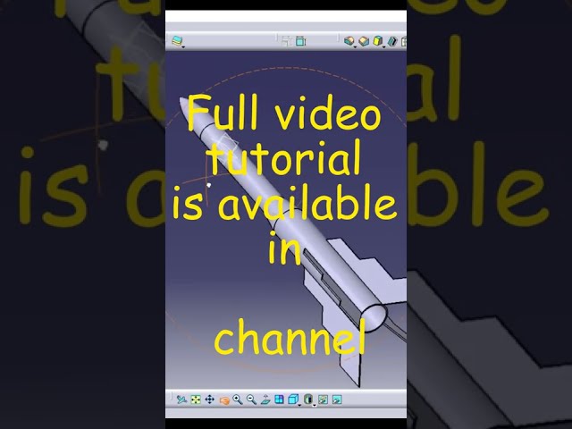 فیلم آموزشی: نحوه طراحی موشک در catia v5.
