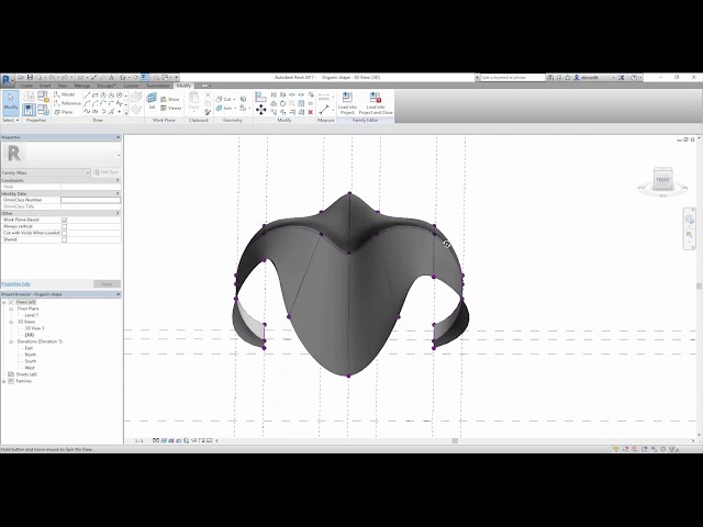 فیلم آموزشی: Revit را در 5 دقیقه بیاموزید: جرم مفهومی ارگانیک با زیرنویس فارسی