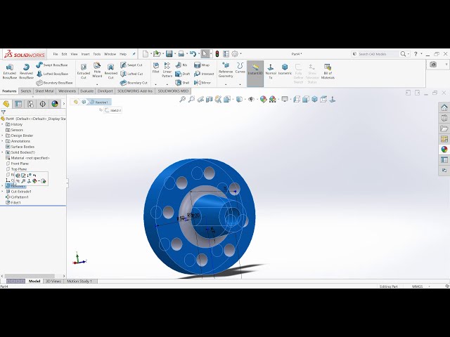 فیلم آموزشی: نحوه طراحی فلنج گردن جوش شماره 49 | طراحی صنعتی | |SolidWorks| @Solidworks Mechanical