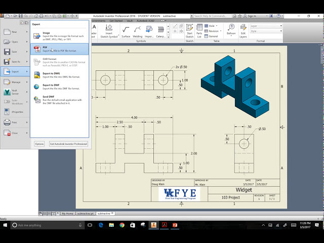 فیلم آموزشی: چگونه در Autodesk Inventor یک فایل طراحی بسازیم با زیرنویس فارسی