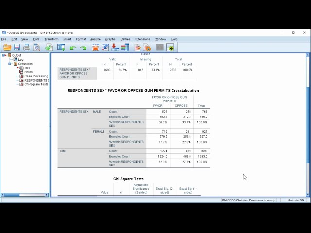 فیلم آموزشی: تست Chi-square در IBM SPSS با زیرنویس فارسی