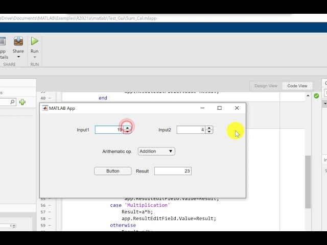 فیلم آموزشی: نحوه برنامه ریزی Numeric Spinner در Matlab | ماشین حساب حسابی | طراح اپلیکیشن Matlab با زیرنویس فارسی