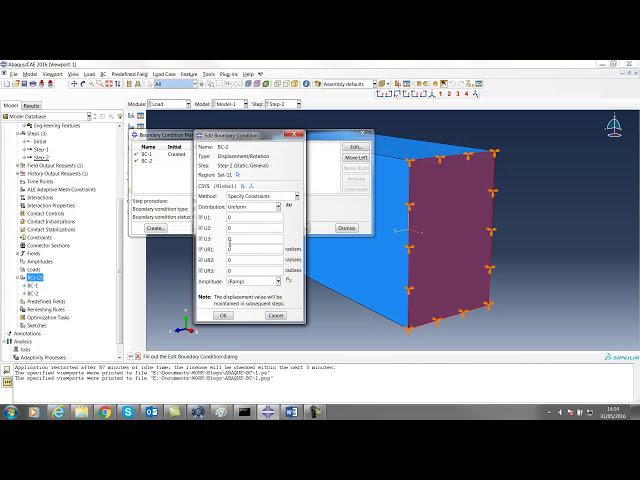 فیلم آموزشی: اعمال شرایط مرزی در Abaqus/CAE (قسمت 1)