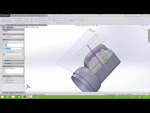 فیلم آموزشی: GMIT Letterfrack SolidWorks - چراغ قوه قسمت 1 از 2 با زیرنویس فارسی