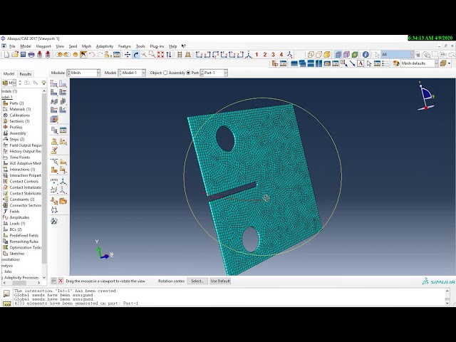 فیلم آموزشی: نمونه CT سه بعدی #XFEM #رشد ترک با استفاده از #abaqus