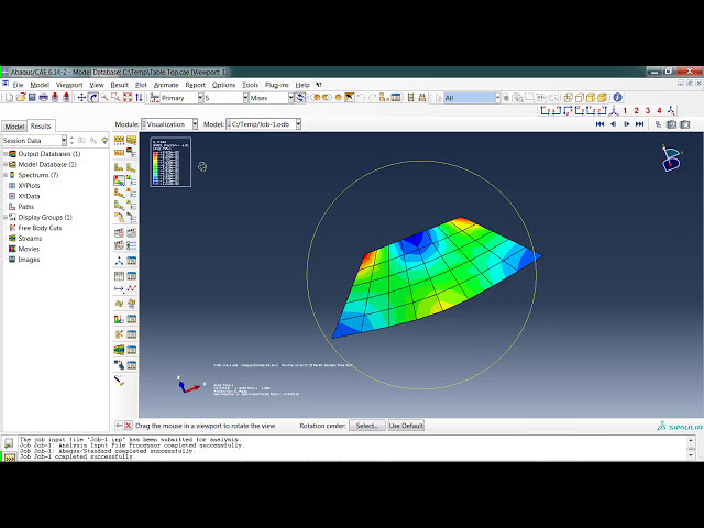 فیلم آموزشی: آموزش Abaqus 1 (تحلیل اول) با زیرنویس فارسی