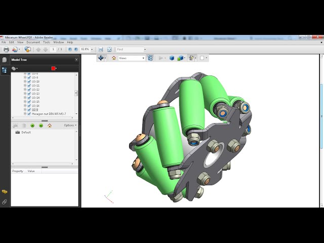 فیلم آموزشی: فایل PDF SolidWorks به سه بعدی (مونتاژ) با زیرنویس فارسی