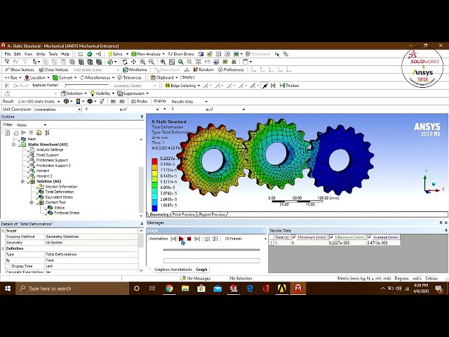 فیلم آموزشی: ⚡شبیه سازی چرخ دنده در ansys | تحلیل چرخ دنده در ansys🔴 با زیرنویس فارسی