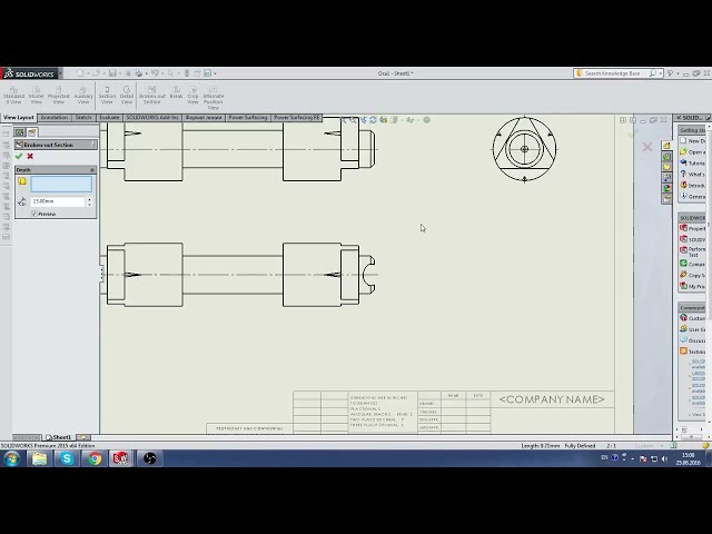 فیلم آموزشی: نحوه استفاده از بخش شکسته در solidworks