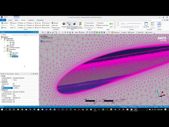 فیلم آموزشی: Ansys: تجزیه و تحلیل ساختاری استاتیک و CFD یک ایرفویل سه بعدی (بال) (مبانی) با زیرنویس فارسی