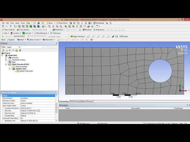 فیلم آموزشی: استفاده از مدل Creo برای اجرای یک شبیه سازی دو بعدی در ANSYS با زیرنویس فارسی