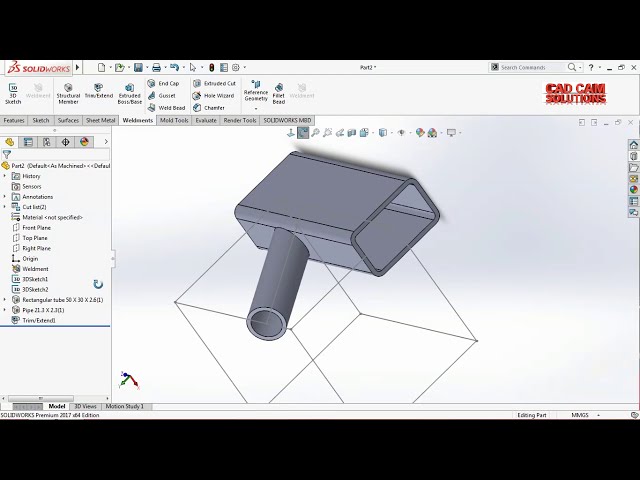 فیلم آموزشی: گسترش تریم SolidWorks Weldments