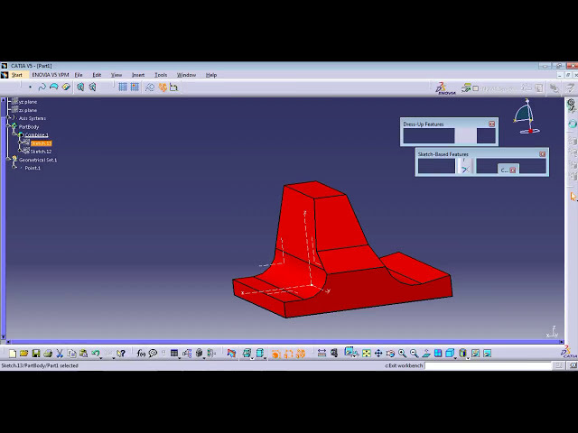 فیلم آموزشی: ویژگی ترکیب جامد در CATIA با زیرنویس فارسی