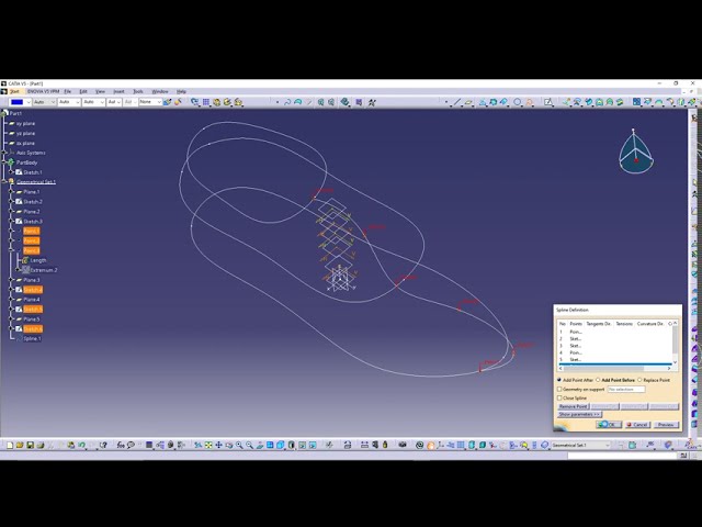 فیلم آموزشی: آموزش CATIA V5 - MULTI SECTION SURFACE | طراحی شکل مولد با زیرنویس فارسی