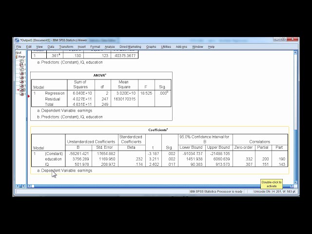 فیلم آموزشی: V14.1 - رگرسیون چندگانه (Method Enter) در SPSS با زیرنویس فارسی