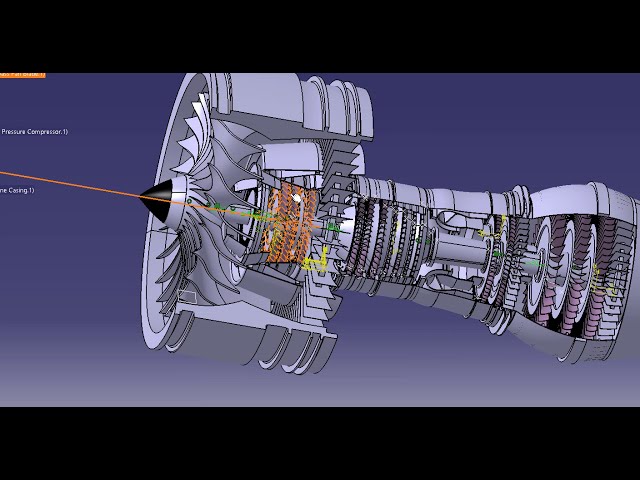 فیلم آموزشی: Pratt & Whitney Turbofan - طراحی سه بعدی در CATIA v5