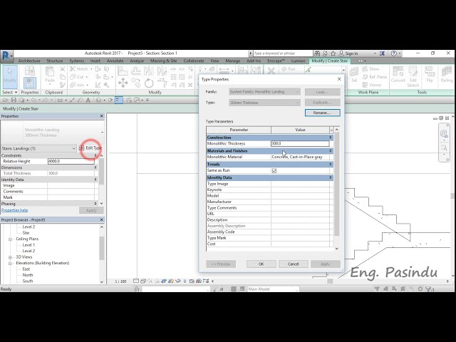 فیلم آموزشی: اتصال دال و پله در Revit با زیرنویس فارسی