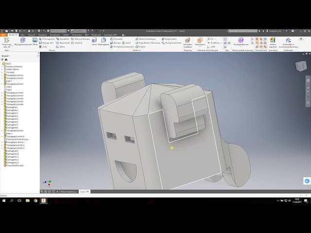 فیلم آموزشی: Kurs Autodesk Inventor Tutorial PL #14 Druk 3D Part #2