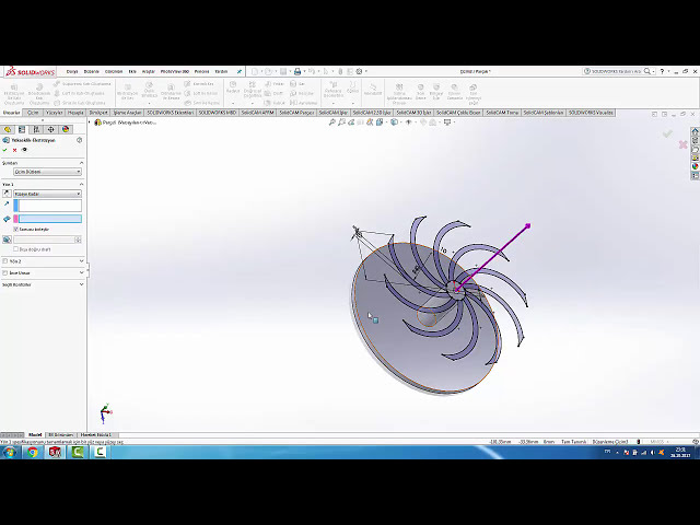 فیلم آموزشی: پروانه پمپ خلاء Solidworks