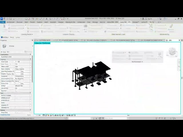 فیلم آموزشی: میلگرد REVIT 2023 با زیرنویس فارسی